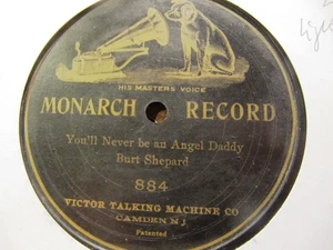 1902 Burt Shepard Pre Matrix Victor Monarch 884 You'll never be an Angel Daddy - Imagen 1 de 1