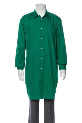 Camisa de vestir Comme des Garçons verde manga larga grande Foto 1 de 4