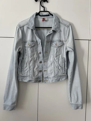 H&M Divided Jeansjacke used look Gr. 40 - Bild 1 von 4
