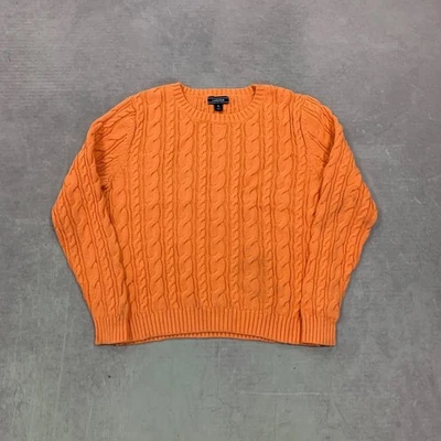 Vintage Knitted Jumper cable knit patterned chunky sweater Women's XL - Image 1 of 4