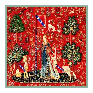 The Lady & the Unicorn Touch from Tapestry Counted Cross Stitch Chart Pattern - Picture 1 of 9