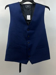 NWT Jos. A. Bank Navy Blue Vest Large - Picture 1 of 9