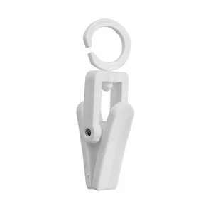 Clips giratorios de plástico blanco SSWBasics - Paquete de 50 - Imagen 1 de 1