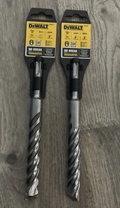 DEWALT 3/4" x 6" x 8" Rotary Hammer Drill Carbide Tip Cement Drill Bit Lot Of 2 - Picture 1 of 2
