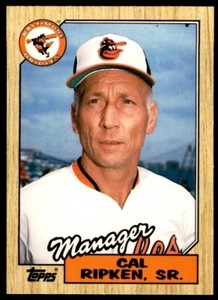 1987 Topps Traded Cal Ripken Sr. Baltimore Orioles #102T