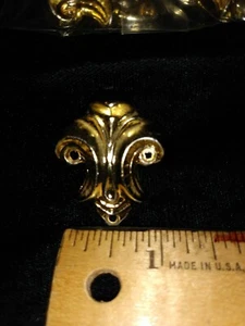 Fleur de lis Decorative Metal Brass mounts Chandelier Furniture 6 in each set - Picture 1 of 6