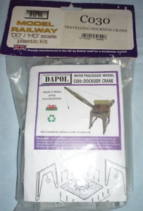 DAPOL OO/HO GAUGE TRAVELLING DOCKSIDE CRANE C030 NEW & SEALED - Foto 1 di 1