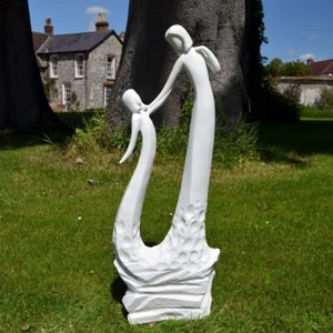 Loving Mother Modern Poly Resin Garden Statue - Picture 1 of 6