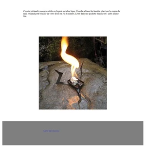 MINI RECHAUD A ESSENCE SOLIDE  -- WETFIRE STOVE   - ULTIMATE SURVIVAL - Picture 1 of 1