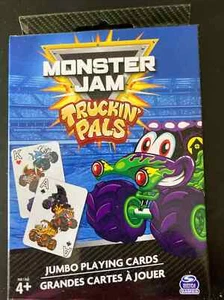 Monster Jam Truckin' Pals Jumbo Playing Cards 2021 (BRAND NEW) set of 54 cards - Picture 1 of 2