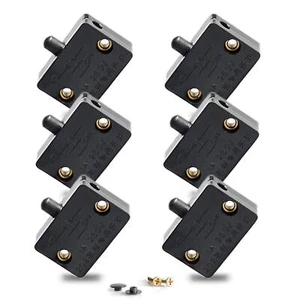 6pcs On Off Door Switch For Closet Light Black Normally When Opens Cabinet Elect - Picture 1 of 6