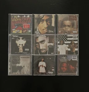 Hip Hop CD Lot – Sealed Collection! 2Pac, Eminem, Nas, Snoop Dogg, Outkast, + - Picture 1 of 9