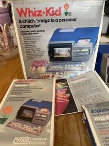 VTech Whiz Kid Personal Computer - 1984, Comes with Original Box, CARDS - Picture 1 of 7