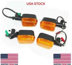 Fits Royal Enfield Front & Rear Blinker Turn Signal Indicator Set Of 4 @OC - Foto 1 di 11