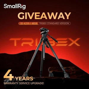 Kit treppiede idraulico in fibra di carbonio SmallRig x Potato Jet TRIBEX carico massimo. 13,2 libbre - Foto 1 di 10