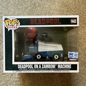 Funko Pop! 2024 NYCC OFFICIAL Deadpool On Zamboni Machine #1443 IN HAND - Picture 1 of 6