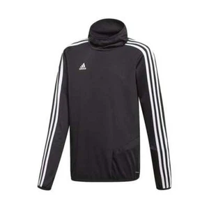Kids adidas Tiro 19 Top Black Pullover Long Sleeve Climawarm Mockneck Sweatshirt - Picture 1 of 1
