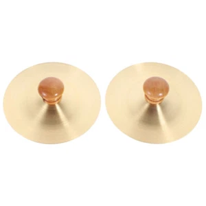1 Paar Kupfer Handheld Rhythmus Becken kleine Handheld Musical Cymbal - Bild 1 von 12