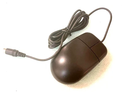 RARE NEW VINTAGE BLACK MITSUMI 2 BUTTON PS2 MECHANICAL MOUSE RM2-CMP36 RM3-M1 - Image 1 of 3