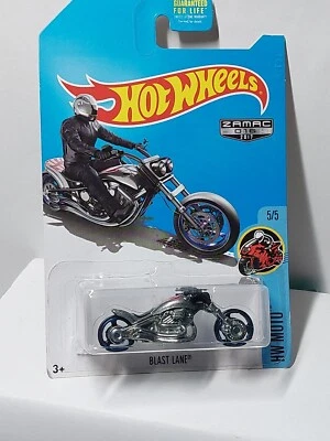 Hot Wheels 1/64 🇨🇵 Zamac Blast Lane  , mainline 2017 #5/5 - Photo 1/4