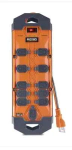 RIDGID 10-Outlet 4200J Protezione da Sovratensioni con USB-A USB-C - Foto 1 di 5
