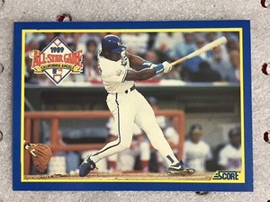 1990 Score Bo Jackson All Star MVP Baseball Card #566 Kansas City Royals NM-MINT