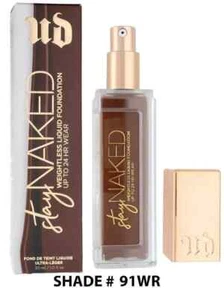 URBAN DECAY STAY NAKED WEIGHTLESS LIQUID FOUNDATION 91WR 30ML - Picture 1 of 2