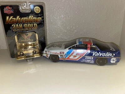1995 Valvoline Mark Martin Tin Race Car with 100+ Cards  SEALED With Extra - Image 1 of 4