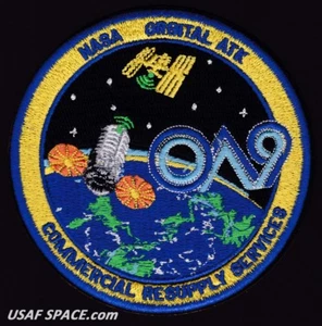 Authentic OA-9 ORBITAL ATK -NASA ISS COMMERCIAL RESUPPLY - AB Emblem NASA PATCH - Picture 1 of 4
