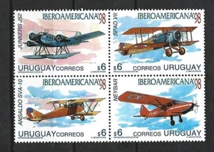 URUGUAY. Año: 1998. Tema: AVIONES ANTIGUOS. - Picture 1 of 1