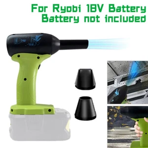 130000RPM Mini Turbo Jet Dry Blower Fan Cordless +3 Nozzle for Ryobi 18V Battery - Picture 1 of 10
