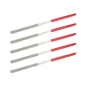 10 PCS 2mm x 100mm Flat Diamond Needle File 150 Grit - Picture 1 of 4