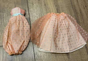 1989 PEACH PRETTY BARBIE DRESS #4870 - Bild 1 von 6