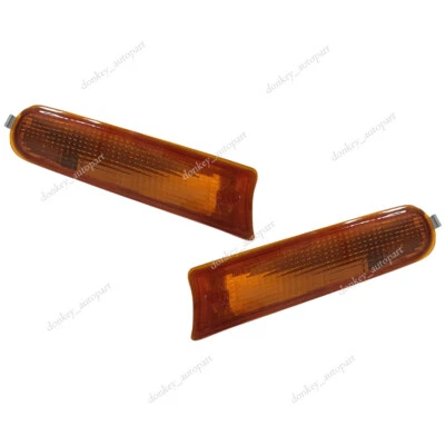 2x Yellow For Toyota RAV4 1995 - 1997 LH+RH Front Bumper Fog Light Housing White Foto 1 de 4