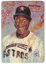 1986 Mother's Cookies Houston Astros JIMMY WYNN #7