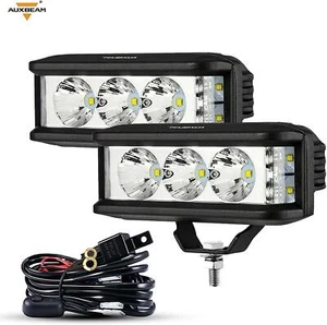 Auxbeam 5" 30W LED Light Bar Side Shooter Pod Nebelscheinwerfer Spot Licht (weißer Strahl) - Bild 1 von 12