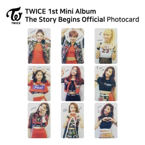 TWICE 1° mini album The Story Begins Official Photocard RED WHITE Version KPOP - Foto 1 di 35