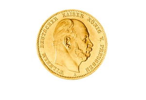 10 Mark Goldmünze 1874-1888 Deutsches Kaiserreich Kaiser Wilhelm I. Jäger 245 - Bild 1 von 2