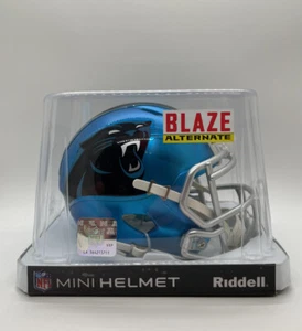 Carolina Panthers NFL Riddell Blaze Alternate Mini Helmet!!! Date Code May 2017 - Picture 1 of 8
