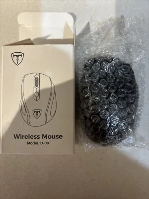 EasternTimes Tech Wireless Computer Mouse D-09 USB CA57BN TUVD-09 - Image 1 of 3