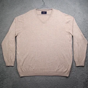 Charles Tyrwhitt Sweater Mens XXL V-Neck Beige Cotton Cashmere Knit Weekend - Bild 1 von 12