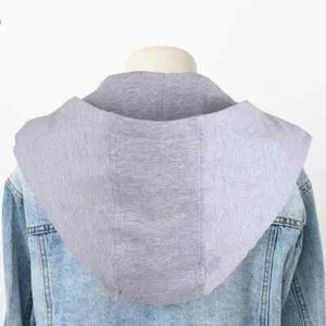 Cappotto unisex staccabile bottoni su cappello finto collo con cappuccio per cappotto giacca top - Foto 1 di 29