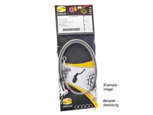 Steel braided line for Yamaha Rd 350 LC (4LO) - Brake Front - 1981 - 1982 A - Picture 1 of 2