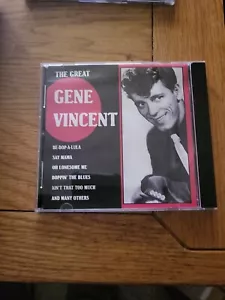 Gene Vincent ~ The Great CD (2017) New But NOT Sealed - Picture 1 of 2