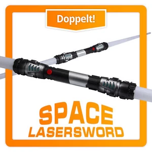 140cm XXL Doppel-Lichtschwert Doppelklingen Laserschwert mit Sound & Vibration - Bild 1 von 4