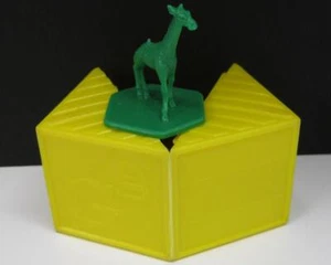 ALFABETO ABC TUPPERWARE LIMPIO ~ BLOQUE OCUPADO Y JUGUETE G verde es para jirafa - Imagen 1 de 1