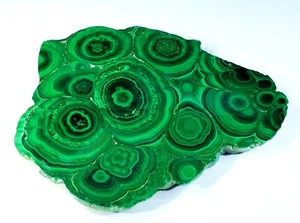 1830 CT NATURAL FLOWER PLUME MALACHITE POLISH SLAB TILE UNTREATED GEMSTONE MJ-02 - Picture 1 of 6