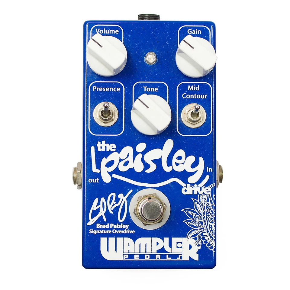 Wampler Pedals PaisleyDrive Overdrive Guitar Effect Pedal
