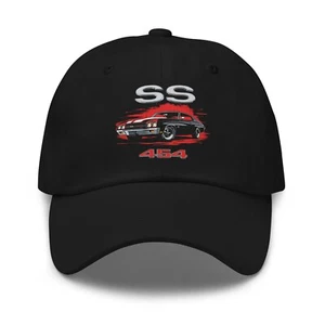 Chevelle SS 454 Dad Mütze - Classic 1970 Muscle Car Cap with Bold Red and Black De - Bild 1 von 6