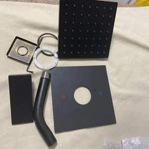 Delta Faucet Modern 14 Series Matte Black Shower Faucet, Delta Shower Trim Kit - Picture 1 of 3